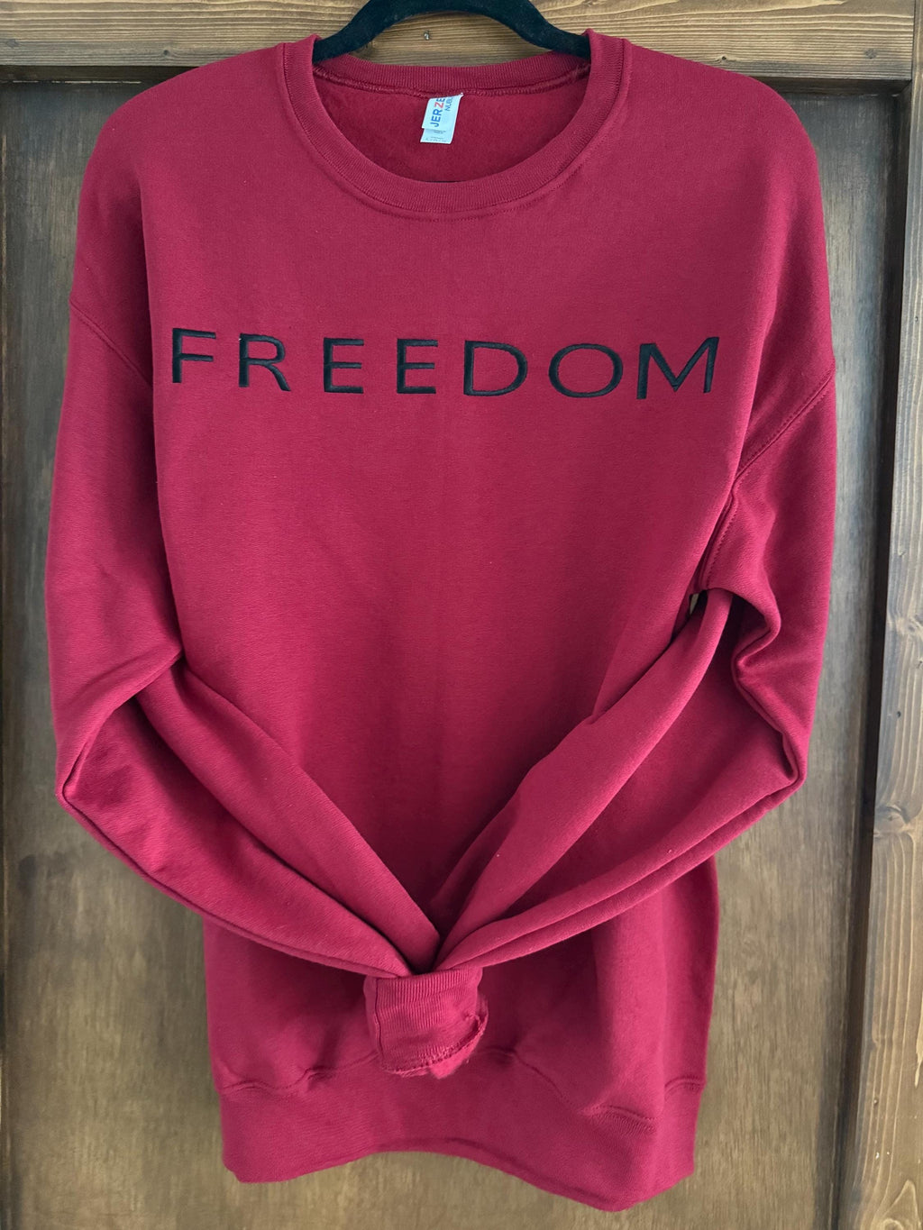 Embroidered FREEDOM Sweatshirt